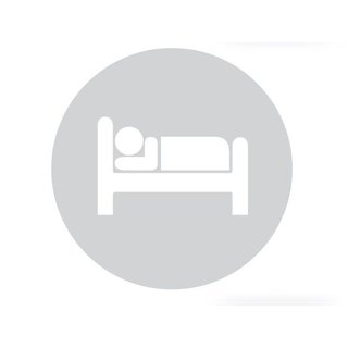 HDD Glass round picto bed 298mm thickness 4mm