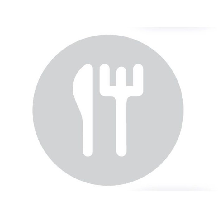 HDD Glass round picto cutlery 298mm thickness 4mm