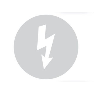 HDD Eclair picto rond en verre 198mm épaisseur 4mm