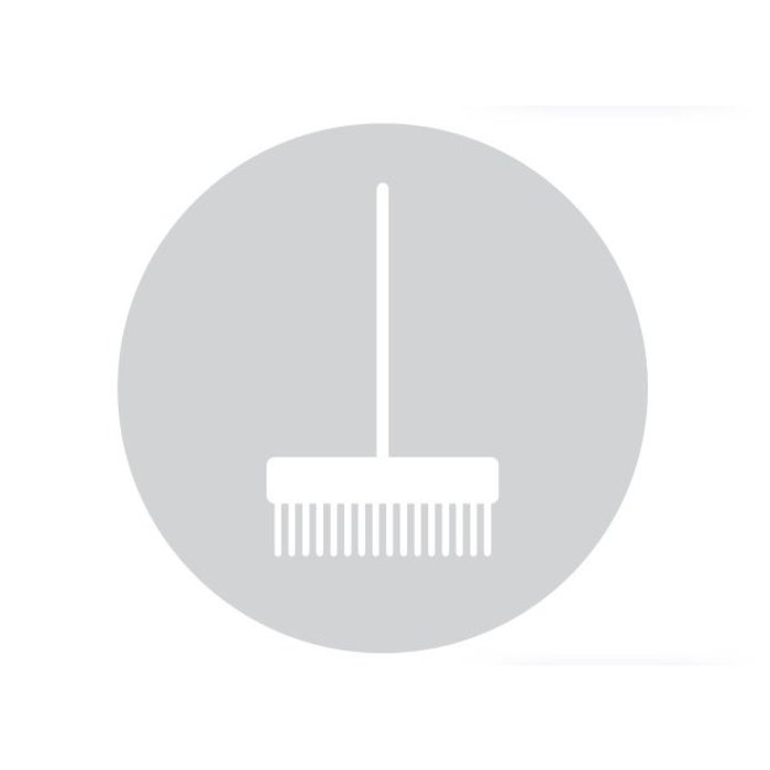 HDD Glass round picto brush 198mm thickness 4mm