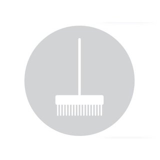 HDD Glass round picto brush 298mm thickness 4mm