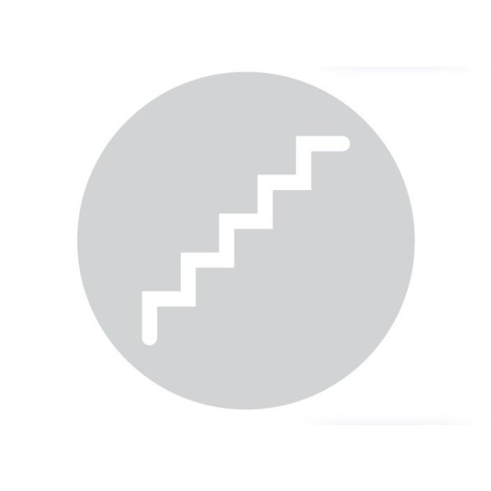 HDD Runde Picto-Treppe aus Glas, 298 mm, Dicke 4 mm