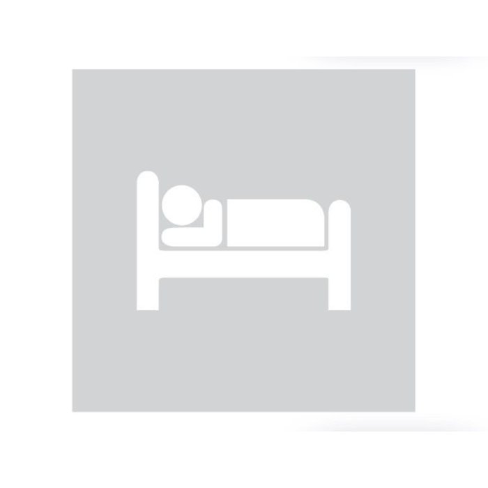 HDD Glass square picto bed 198mm thickness 4mm