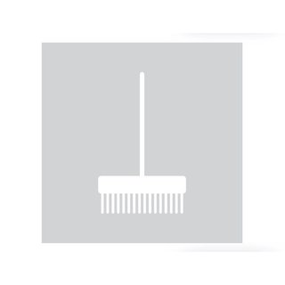 HDD Glass square picto brush 198mm thickness 4mm