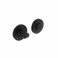WC-SLUITING 8MM ROND VERDEKT KUNSTSTOF MAT ZWART