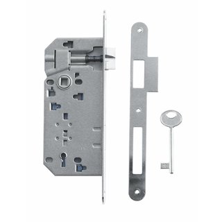 AGB AGB Lock nickel 90mm - 238x22mm - Keyhole 90mm