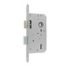 Assa Abloy Litto klavierslot 72/50 RVS look - afgeronde voorplaat 205x22