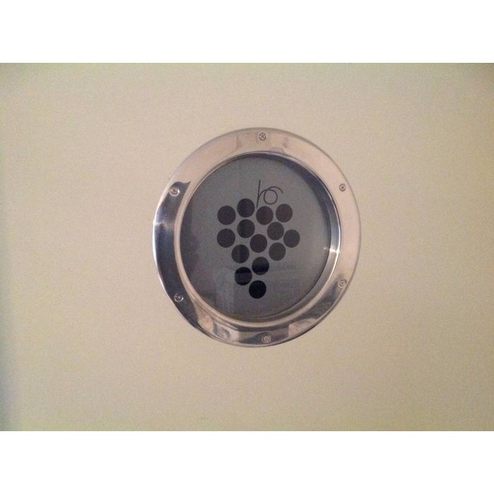 HDD Ronde patrijspoort 290mm inox plus