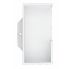 HDD Bol porte coulissante Carre inox massif 40 mm chacun blanc