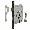 Intersteel Black Piano Lock Day and Night Lock, 55mm, Black, 20 x 175mm, 50mm Thorn