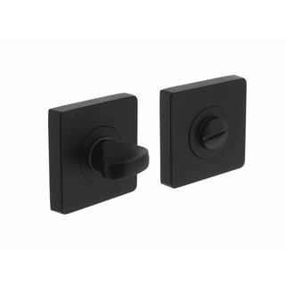 Intersteel Intersteel Rozet toilet-/badkamersluiting vierkant mat zwart