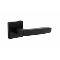 Intersteel Deurkruk Minos op vierkant rozet mat zwart