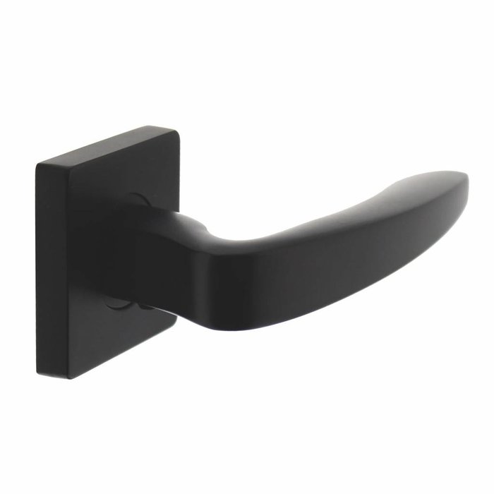 Intersteel Intersteel Türgriff Zeus auf quadratischer Rosette mattschwarz