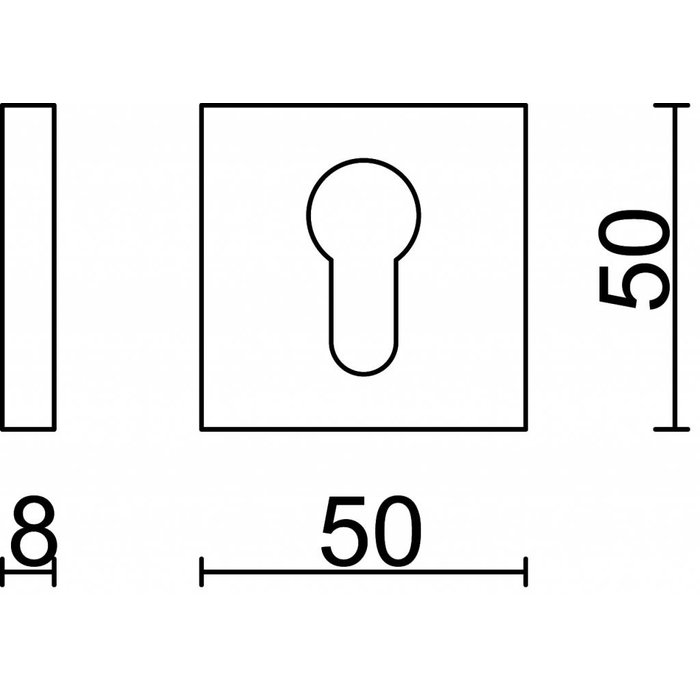 HDD 1 Zylinderplatte Kubic-Form schwarz