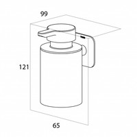 Tiger Colar Zeepdispenser RVS geborsteld