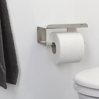 Tiger Colar Toiletrolhouder met planchet RVS geborsteld