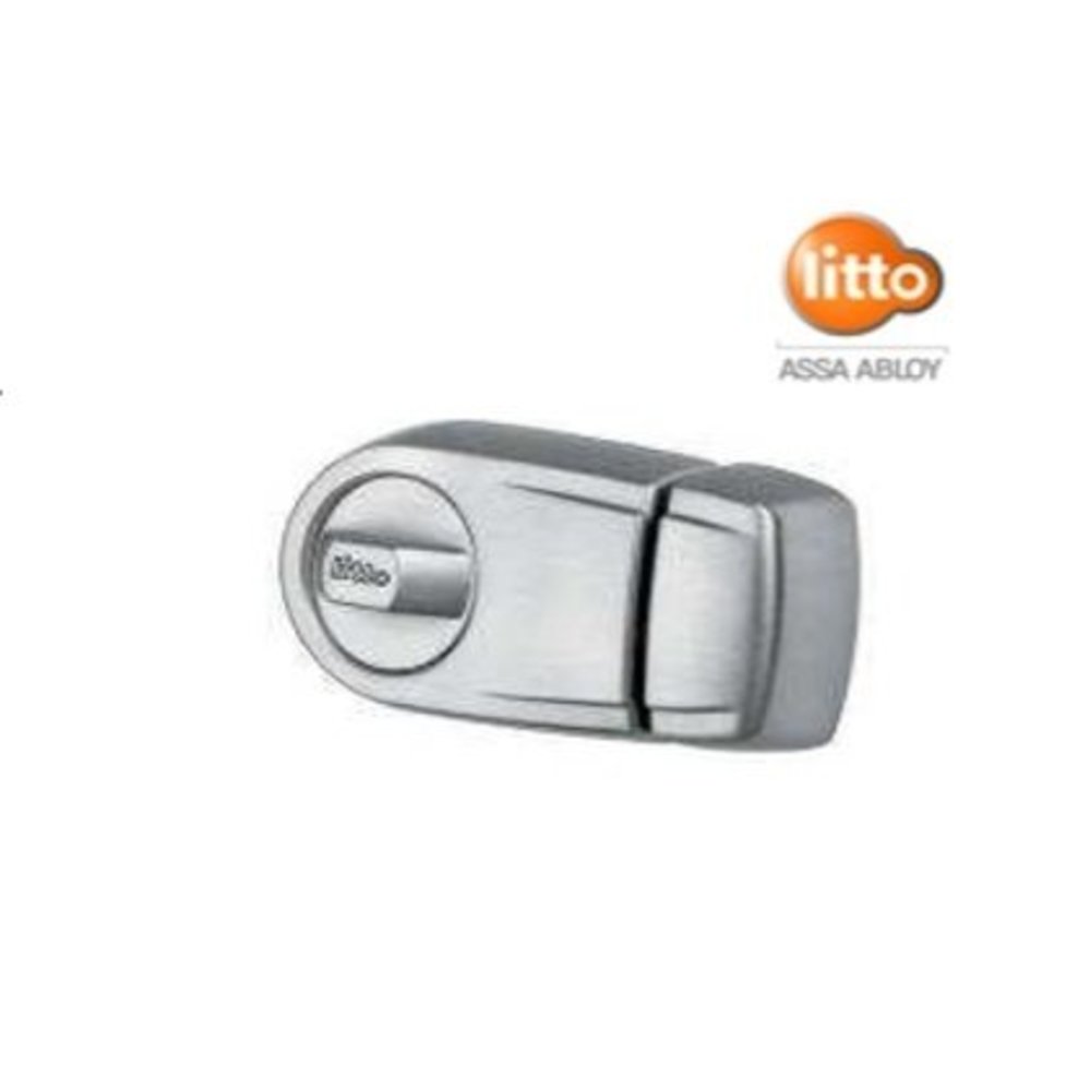 Litto opbouwslot B4824 wit gelakt, doorn 50-60mm regelbaar