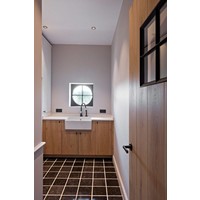 Deurklink PHL ”L+L” -50mm - verouderd ijzer - zwart