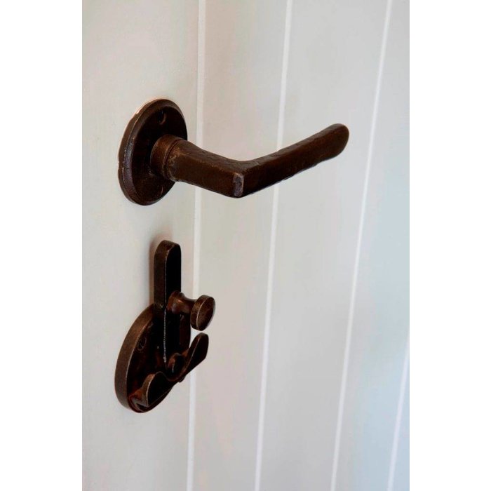 Dauby Black door handles PHTL”T+L” /50 aged iron - (VO)