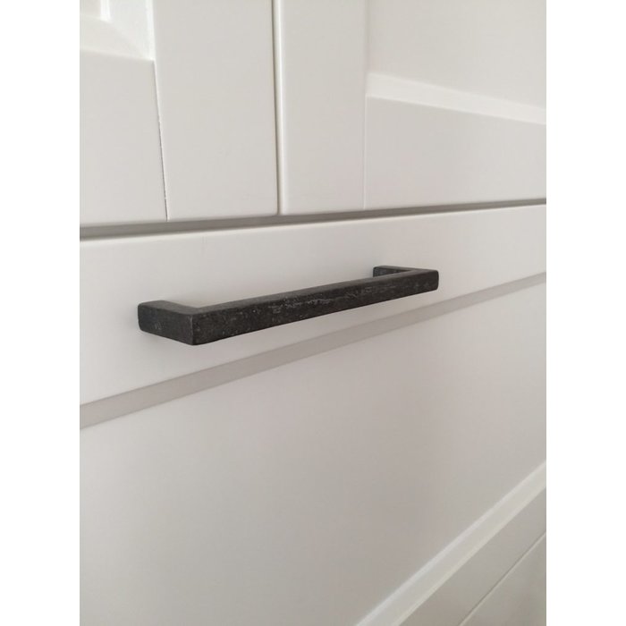 Dauby Furniture handle PMQ-128 raw metal 128mm