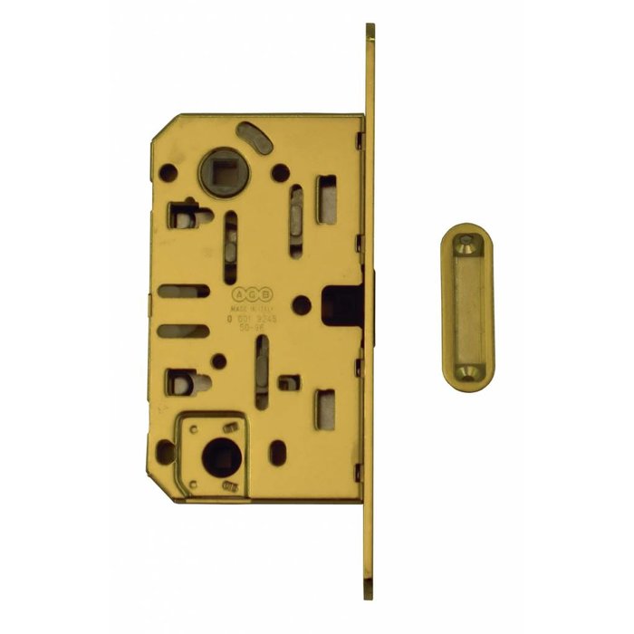 AGB Magneetslot AGB goud - voorplaat 195x18mm - WC asmaat 96mm