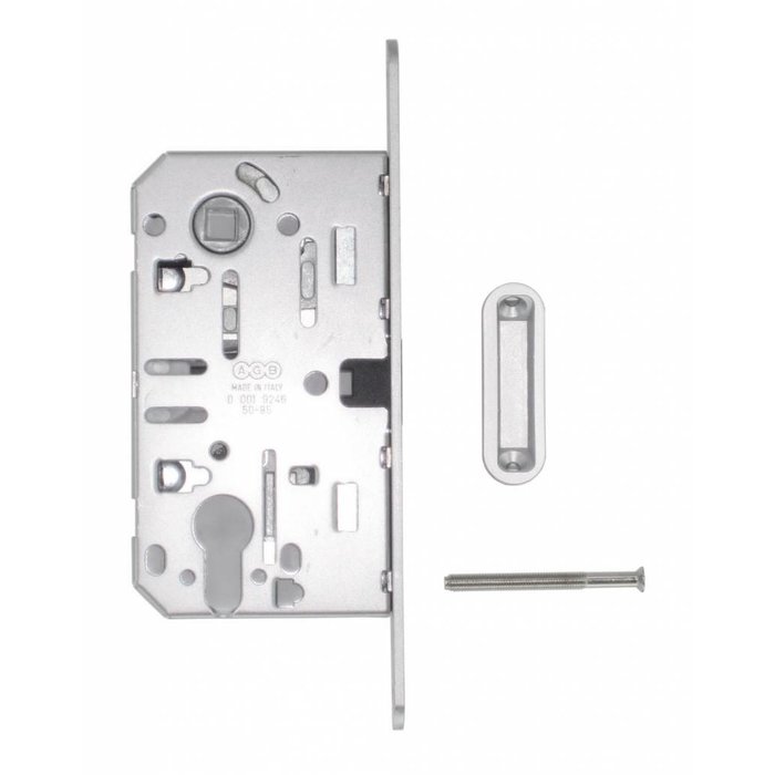 AGB Magnetic lock AGB 22mm stainless steel look cylinder 85mm