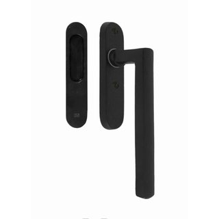 Dauby Black lift-slide handle PSLD "PZ" aged iron