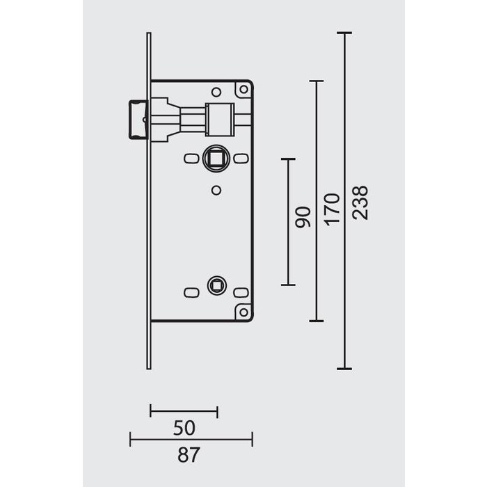AGB Slot AGB GOUD WC 90mm