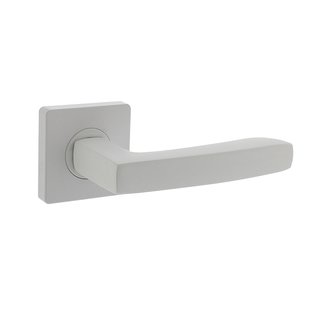 Intersteel Deurkruk Minos op vierkant rozet met nokken wit