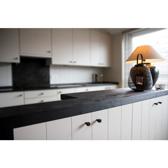 Dauby Furniture knob aged iron - black PQ-20mm (VO)