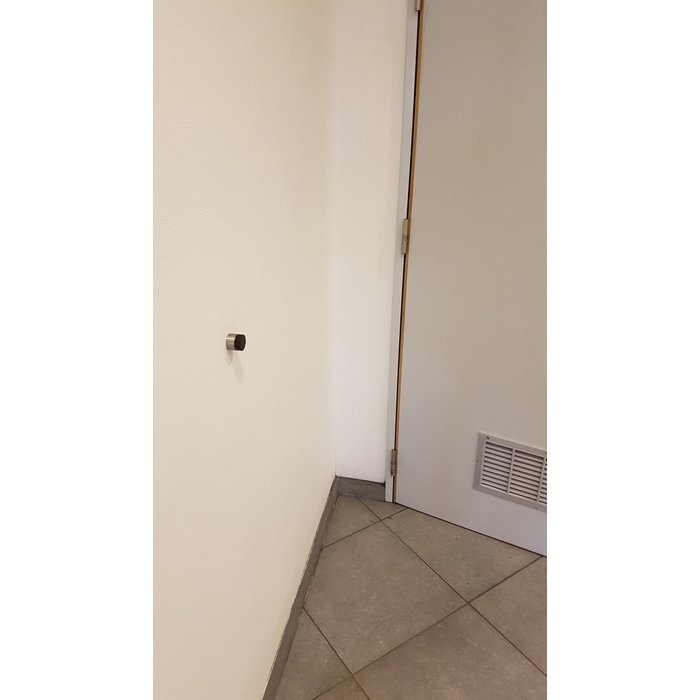 Assa Abloy Cilindrische muurdeurstop uit RVS 30x25mm - RVS geborsteld