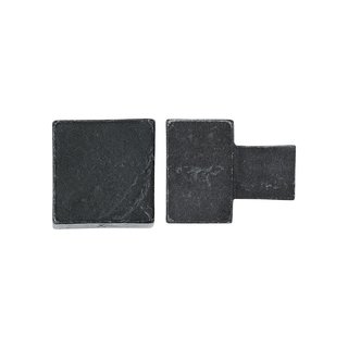 Dauby Möbelknopf schwarz PQ-45 gealtertes Eisen 45mm