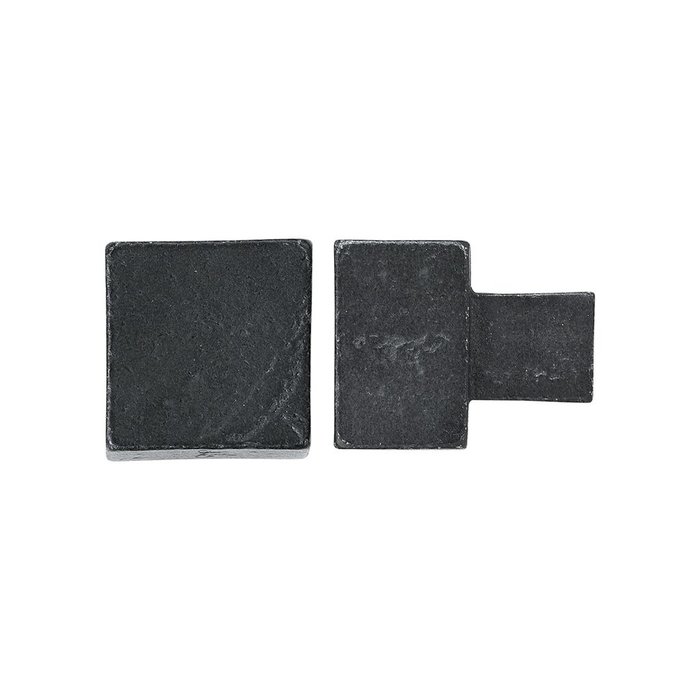 Dauby Möbelknopf schwarz PQ-45 gealtertes Eisen 45mm