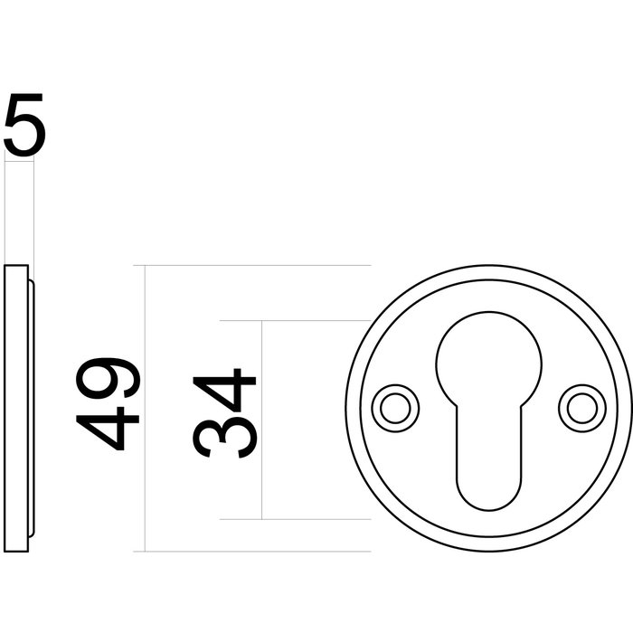 HDD 1 Cylindre plaque Petana noir