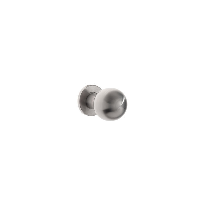 Assa Abloy ASSA ABLOY rotary knob with door handle RIGHT with 2 cylinder rosettes - brushed stainless steel