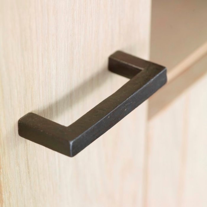 Dauby Furniture handle PMQ-128 aged iron - black 128mm