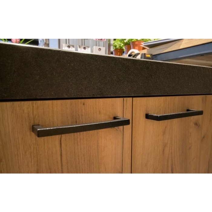 Dauby Meubelgreep PMQ-384 verouderd ijzer - zwart  384mm