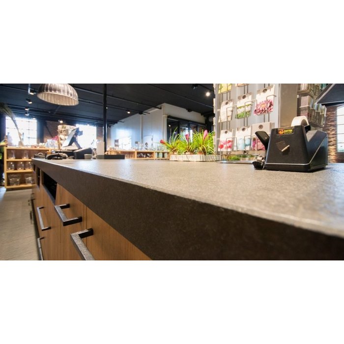 Dauby Furniture handle PMQ-384 aged iron - black 384mm