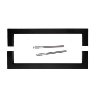 HDD Black door handle "Cubica" 20/300 - pair for door thickness > 3 cm