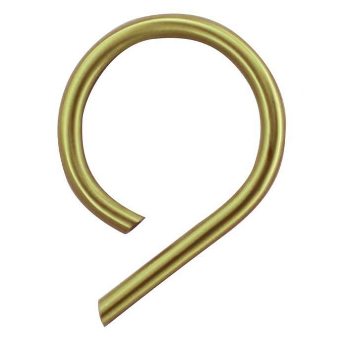 HDD House number 9 matt gold round 130mm