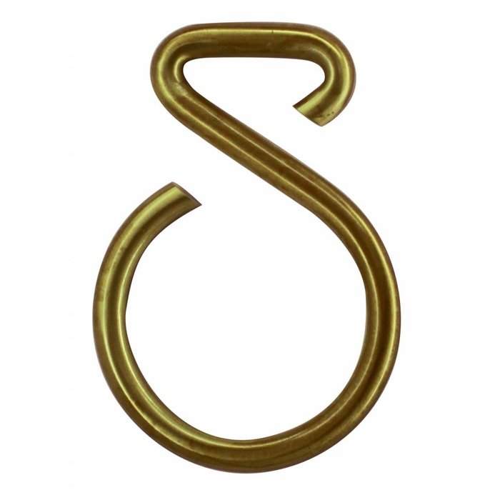 HDD House number 8 matt gold round 130mm