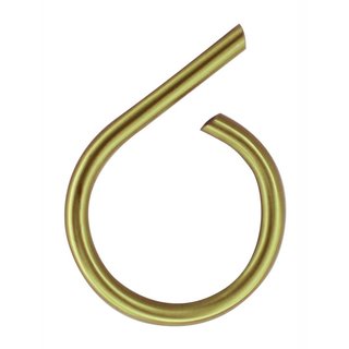 HDD House number 6 matt gold round