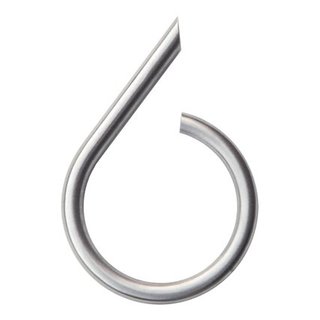 HDD Stainless steel house number 6 round 130mm