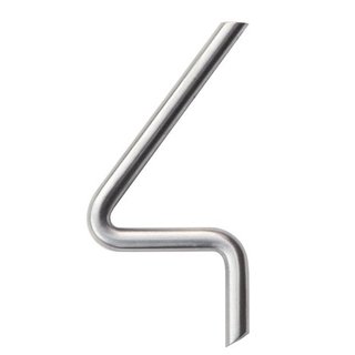 HDD Numéro de maison en acier inoxydable 4 rond 130mm