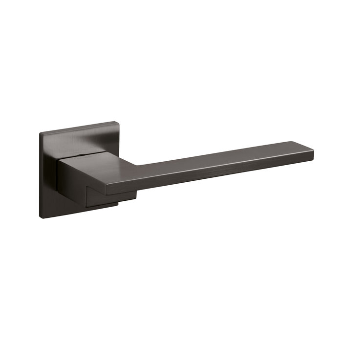 Olivari Olivari door handle Living on rosette anthracite matt titanium PVD
