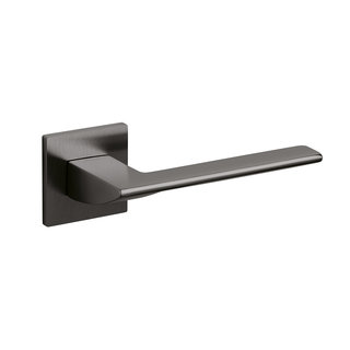 Olivari Poignée de porte Olivari Trend sur rosace titane anthracite PVD