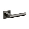 Olivari Olivari door handle Euclide Q on rosette anthracite matt titanium PVD