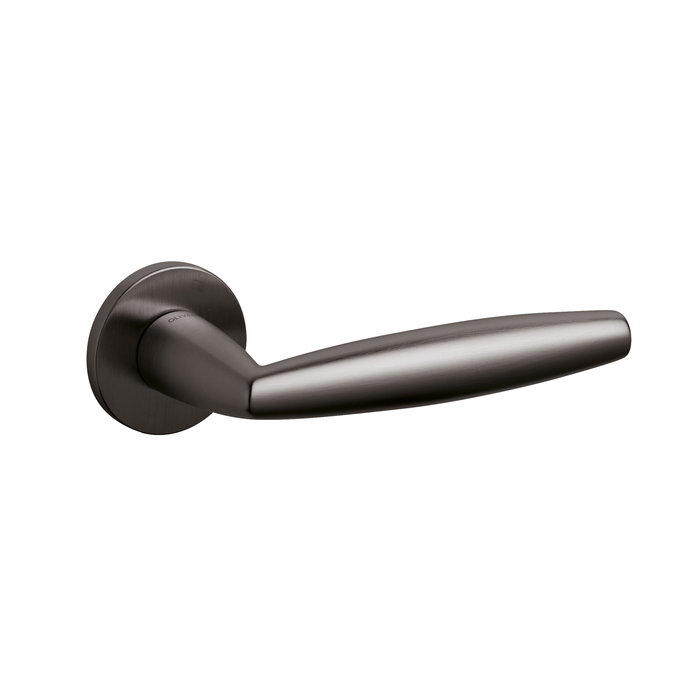 Olivari Olivari door handle Aurelia on rosette anthracite matt titanium PVD