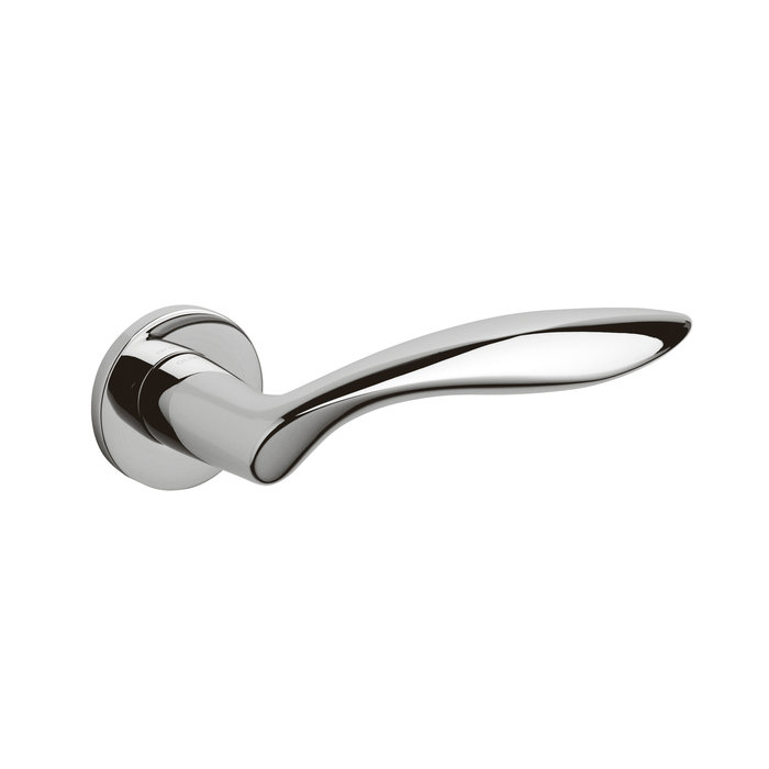 Olivari Olivari door handle Onda on rosette chrome