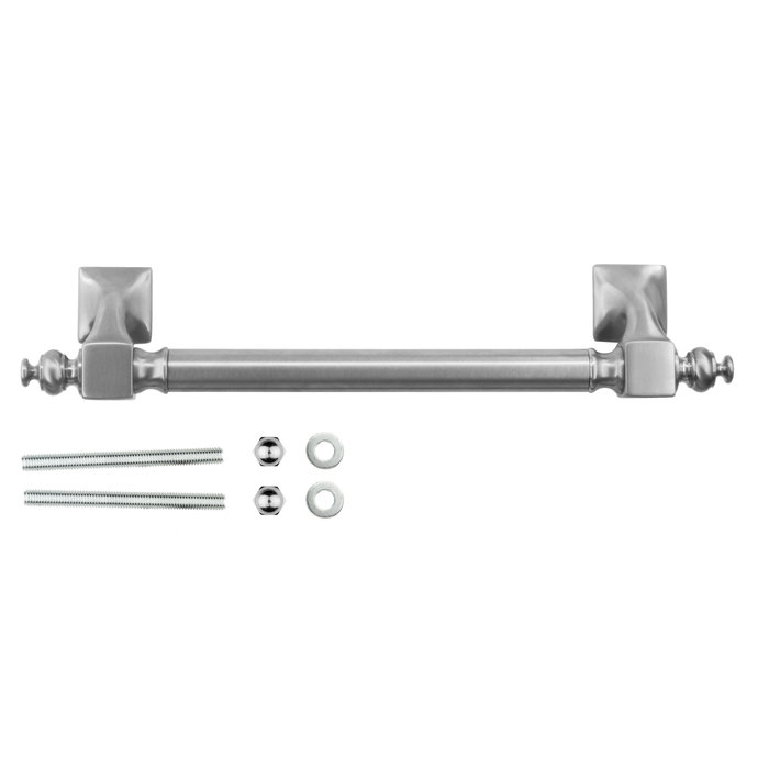 HDD Stainless steel look door handle 40 - continuous mounting